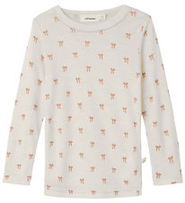 Lil' Atelier Blouse - Wool/Modal - NmfNalu - Turtledove/Melange