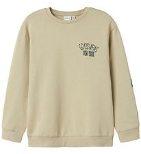 Name It Sweatshirt - NkmNolen - Iceland Fossil w. Print