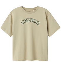 Name It T-shirt - NkmNevin - Iceland Fossil w. Print
