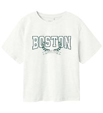 Name It T-shirt - NkfNulsa - Cloud Dancer w. Print