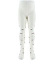 Name It Tights - Jacquard - Wool/Cotton - NbfWak - Snow Wh