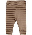 Fixoni Leggings - Mocha Maräng m. Ränder