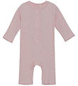 Fixoni Jumpsuit - Rib - Pale Mauve Melange