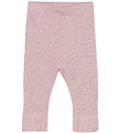 Fixoni Leggings - Rib - Pale Mauve Melange