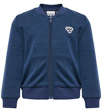 Hummel Cardigan - HmlMini - Wool - Dress Blues