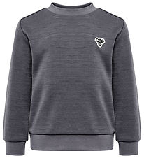 Hummel Blússa - HmlMini - Ull - Dökkgrá tóna