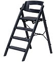 KAOS Highchair - Flap - Recycled Plastic - Charcoal Black