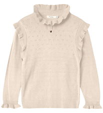 Blouse Fliink - Tricoté - Renommée - Coquillage av. Pointelle