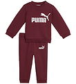 Puma Sweatset - Minikatten ESS Crew - Ruby Shimmer