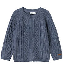 Name It Cardigan - Wool - Knitted - NmmWrilla - Folkstone Grey