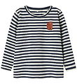 Name It Blouse - NmmNitu - Mood Indigo w. Stripes