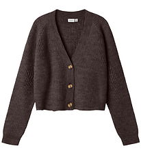 Name It Cardigan - Noos - Knitted - NkfHolly - Seal Brown