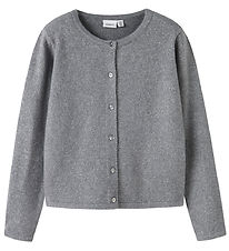 Name It Cardigan - Noos - Knitted - NkfSaluna - Grey Melange