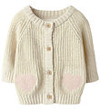 Lil' Atelier Cardigan - Stickad - NbfEmlen - Turtledove