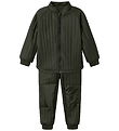 Name It Thermokleidung m. Fleece - PU - NmmMud - Rosine