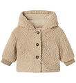 Name It Fleece Jacket - Teddy - NbnMilo - Pure Cashmere