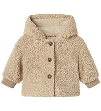Name It Fleece Jacket - Teddy - NbnMilo - Pure Cashmere
