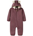 Name It Softshell Suit w. Fleece - NbnMada08 - Rose Brown w. Ear