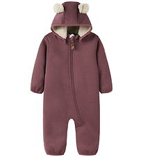 Name It Softshell Suit w. Fleece - NbnMada08 - Rose Brown w. Ear