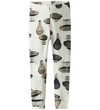 Name It Leggings - ull - NmmWillitus - Snow White/Air Loftbelgur
