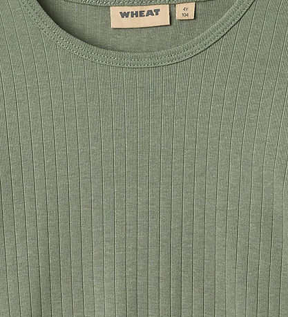 Wheat Blouse - Rib - Rise - Dusty Green
