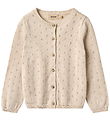 Wheat Cardigan - Prjónað - Maia - Off White M. Mynsturprjón