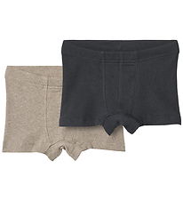 Wheat Boxers - Rib - 2-Pack - Louis - Navy/Beige