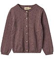 Wheat Cardigan - Prjónað - Maia - Plum