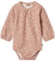 Wheat Bodysuit l/s - Elm Mine - Rose Dust Flower Meadow