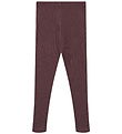 Wheat Leggings - Rib - Maddy - Súkkulaðisósa