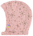 Joha Baby Hat - Single Layer - Wool - Pink w. Stars