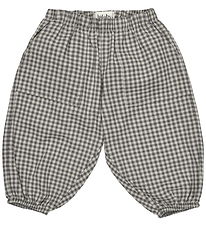 Lalaby Trousers - Panda - Forest Check
