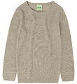 FUB Blouse - Rib - Knitted - Wool - Oat Melange
