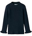 Name It Blússa - Prjónað - Rib - NmfVianna - Dökkblátt Blazer