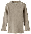 Name It Blússa - Prjónað - Rib - NmfVianna - Íslenskur steingerv