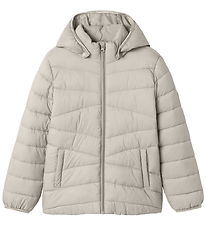 Name It Puffer Jacket - NkfMarble - Moonbeam
