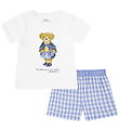 Polo Ralph Lauren Pyjama set - Haveneiland Blue m. Knuffel