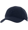 C.P. Company Cap w. Fleece - Total Eclipse Blue