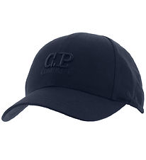 C.P. Company Cap w. Fleece - Total Eclipse Blue