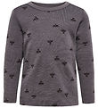 Hummel Blússa - HmlMini - Ull - Kol Grey