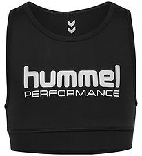 Hummel Sports Tops - HmlJr Pulse - Black w. Logo
