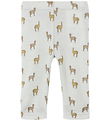 Lil' Atelier Leggings - Wool - NbmNoel - Gray Dawn/Lama