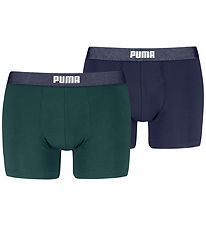 Puma Boxers - 2-Pack - Green/Navy