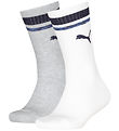 Puma Socks - Kids Crew - White/Grey/Blue