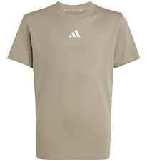 adidas Performance T-shirt - 160 - Silver Pebble/White