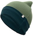 Minimalisma Beanie - Arvid Contrast - Wool - Greenery