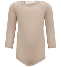 Minimalisma Bodysuit l/s - Alaska - Wool - Beige