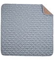 Müsli Teppi - Teppi - 90x90 cm - Stjörnur - Jasmin Blue/Hárnærin