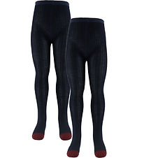 FUB Sokkabuxur - Ull - Rib - 2 Pakki - Dark Dökkblátt