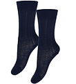 FUB Socks - Wool - Rib - 2-Pack - Dark Navy